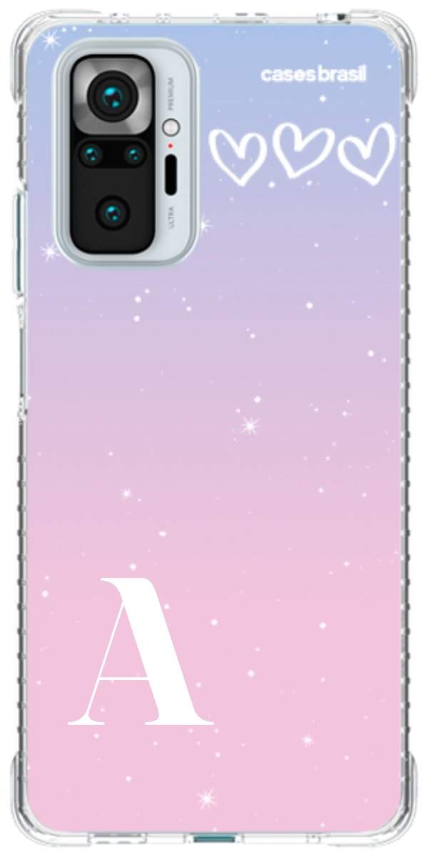 Capinha para Celular Degradê com Sua Inicial