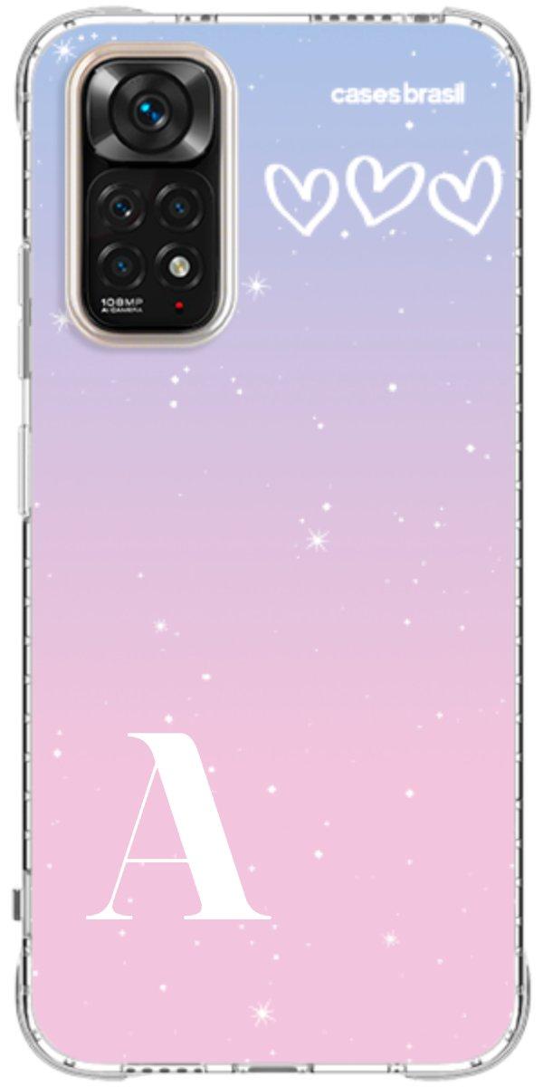 Capinha para Celular Degradê com Sua Inicial