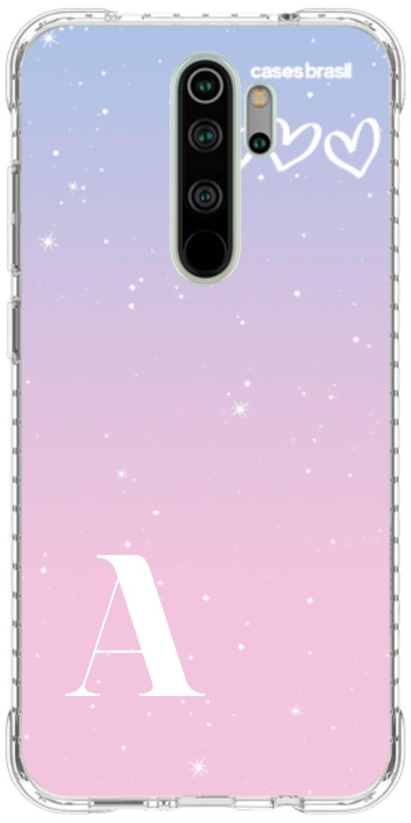Capinha para Celular Degradê com Sua Inicial