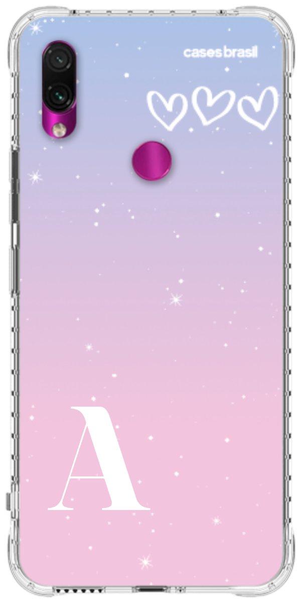 Capinha para Celular Degradê com Sua Inicial