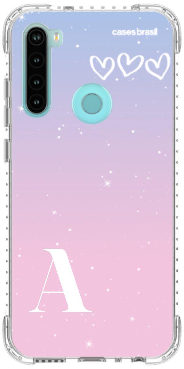 Capinha para Celular Degradê com Sua Inicial