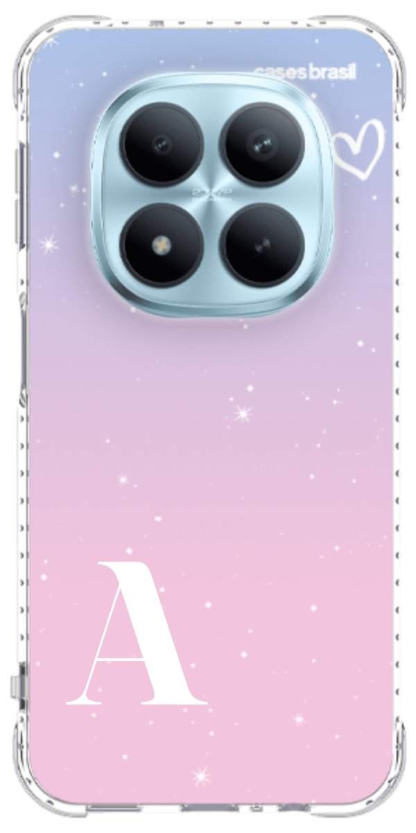 Capinha para Celular Degradê com Sua Inicial