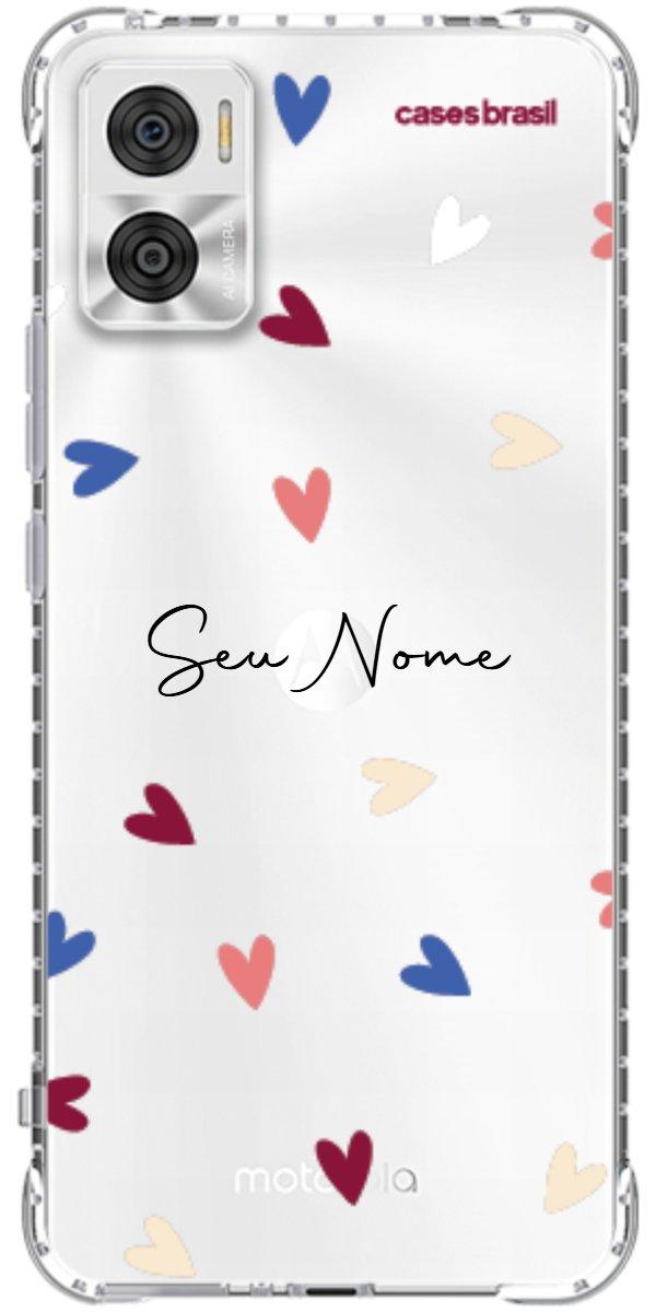 Capinha para Celular Corações Coloridos