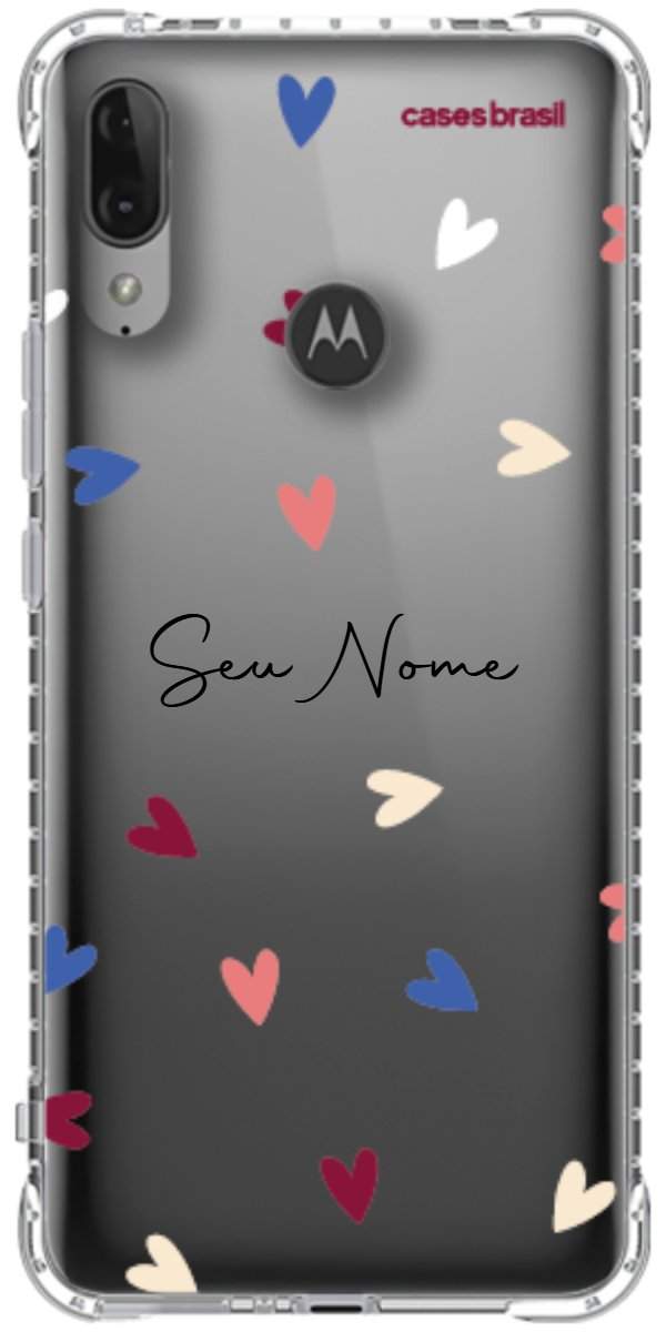 Capinha para Celular Corações Coloridos