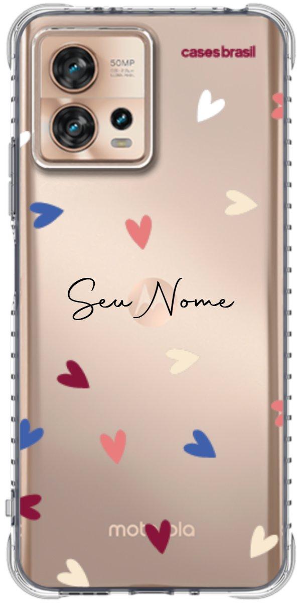 Capinha para Celular Corações Coloridos