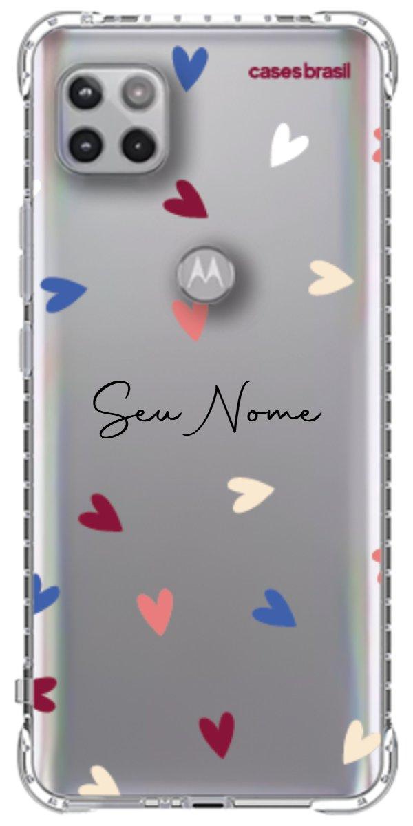 Capinha para Celular Corações Coloridos