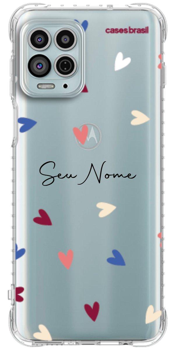 Capinha para Celular Corações Coloridos