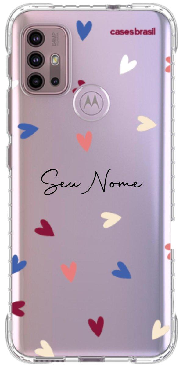 Capinha para Celular Corações Coloridos