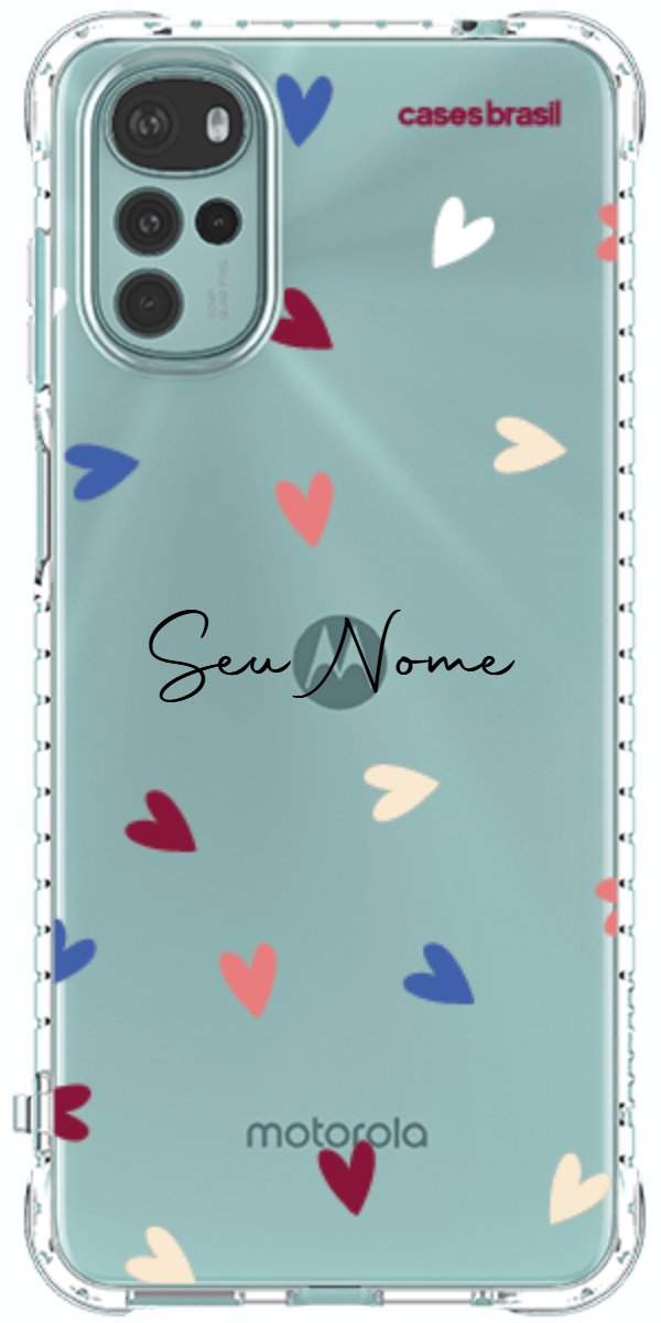 Capinha para Celular Corações Coloridos