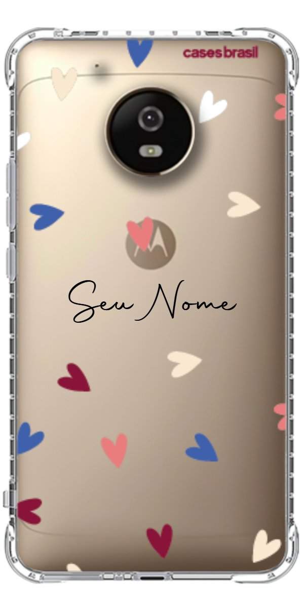 Capinha para Celular Corações Coloridos