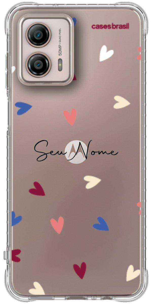 Capinha para Celular Corações Coloridos
