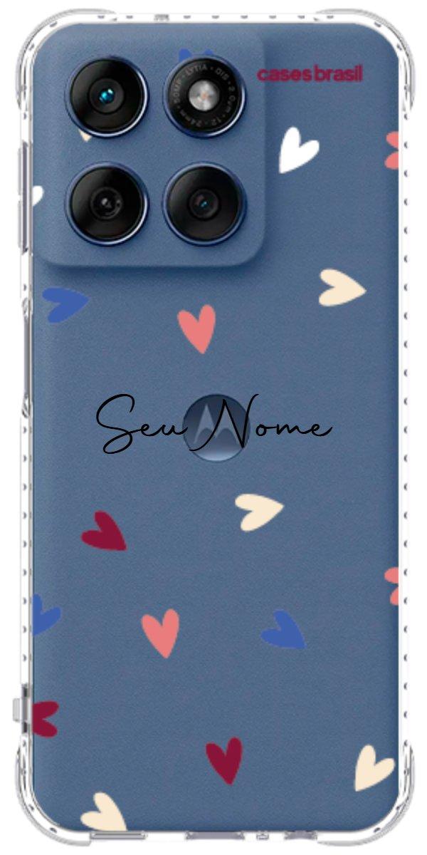 Capinha para Celular Corações Coloridos