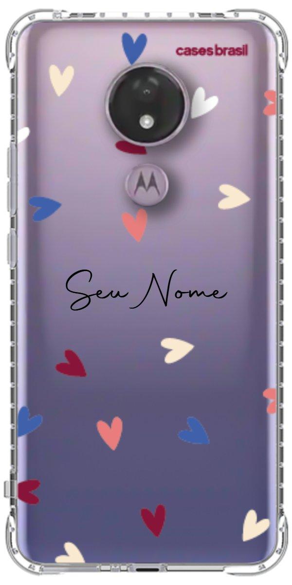 Capinha para Celular Corações Coloridos