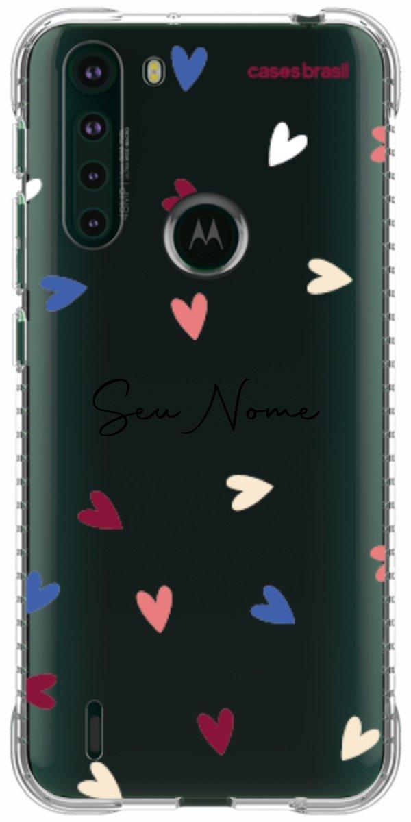 Capinha para Celular Corações Coloridos