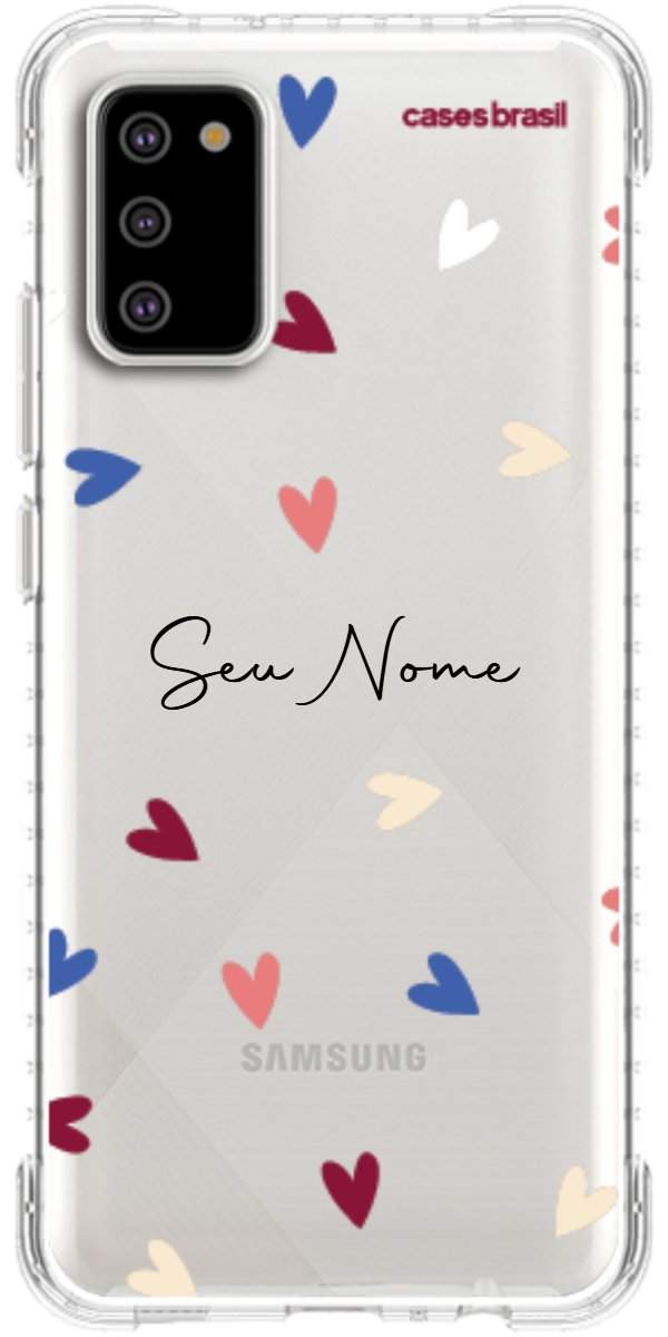 Capinha para Celular Corações Coloridos