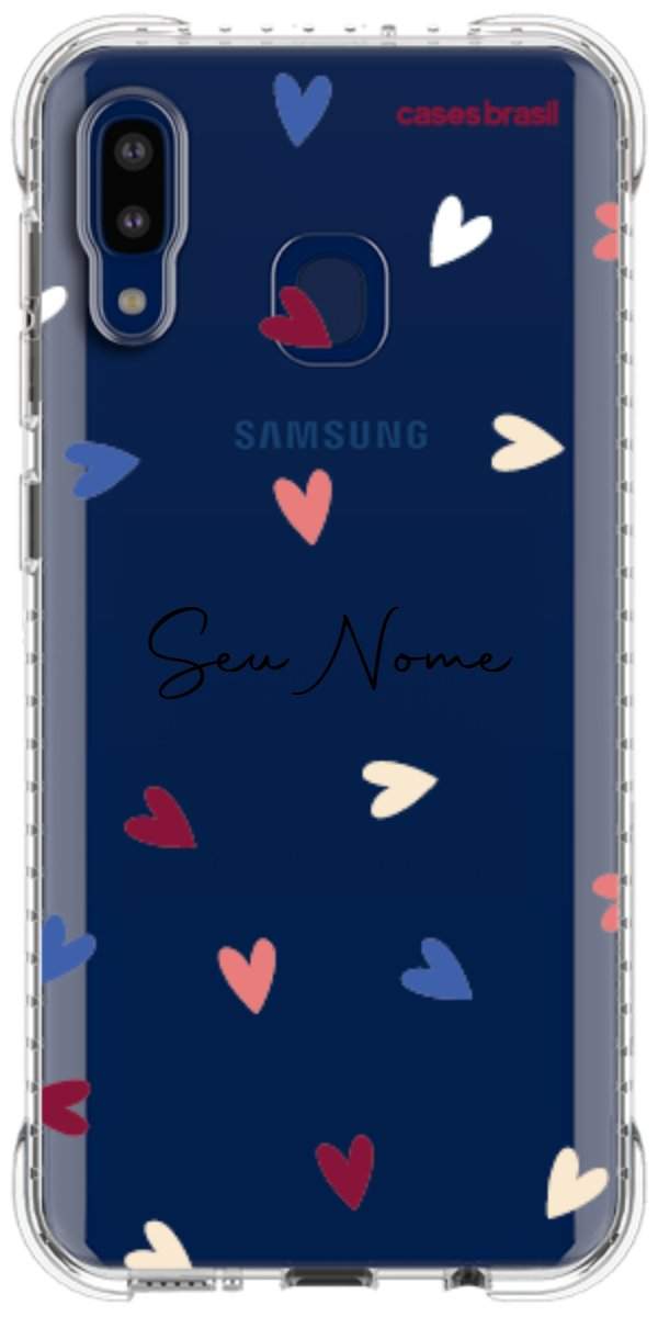 Capinha para Celular Corações Coloridos