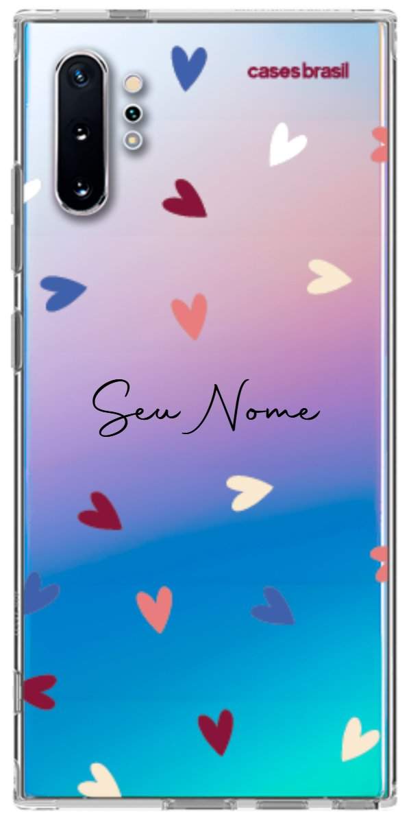 Capinha para Celular Corações Coloridos