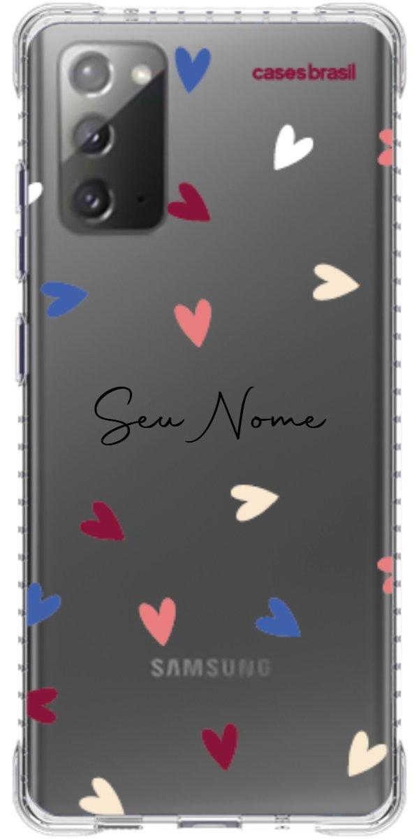 Capinha para Celular Corações Coloridos