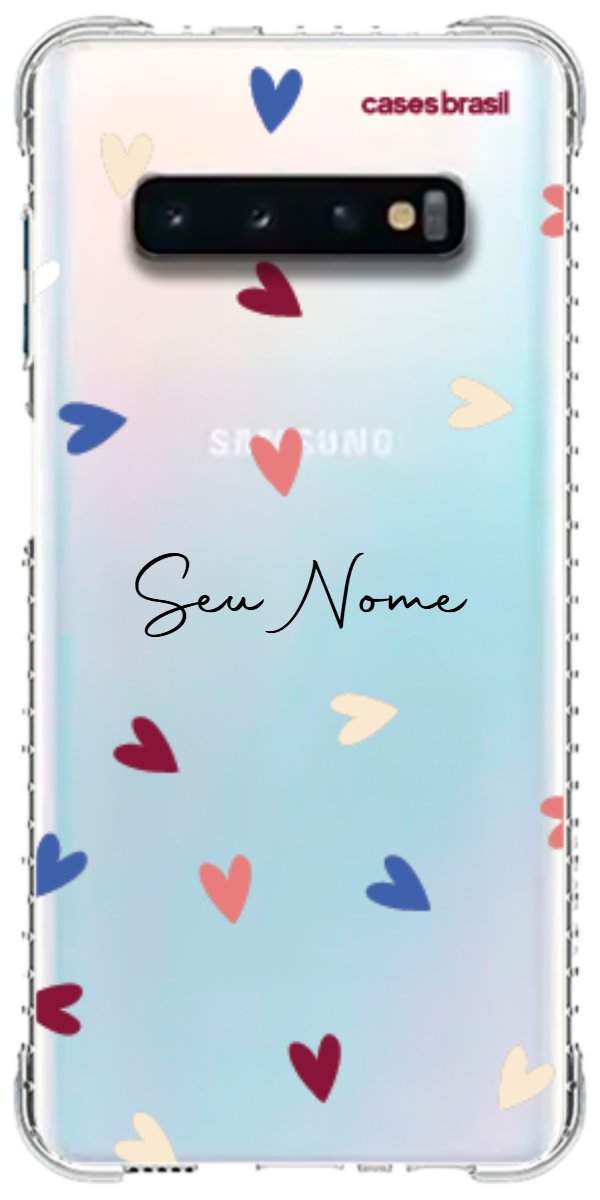 Capinha para Celular Corações Coloridos