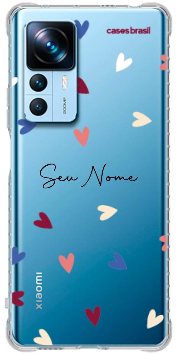 Capinha para Celular Corações Coloridos