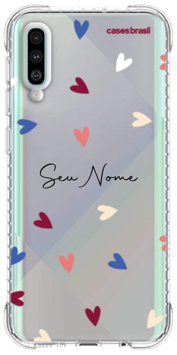 Capinha para Celular Corações Coloridos