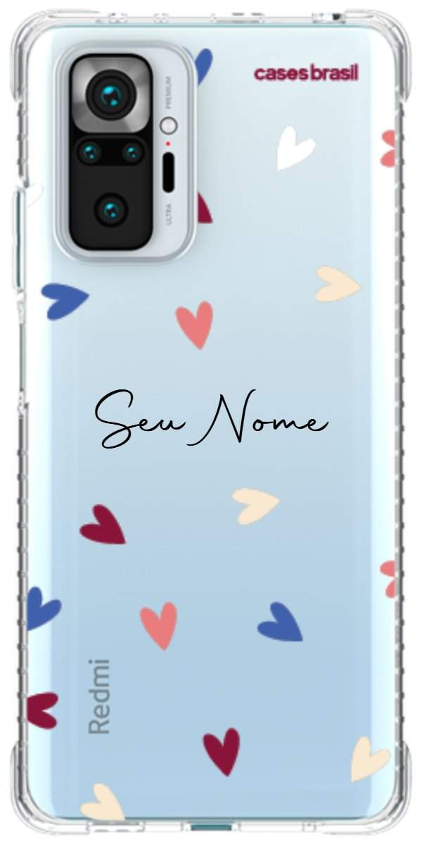 Capinha para Celular Corações Coloridos