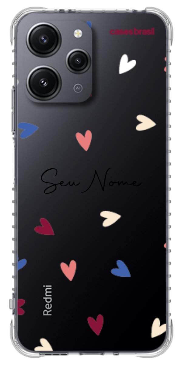 Capinha para Celular Corações Coloridos