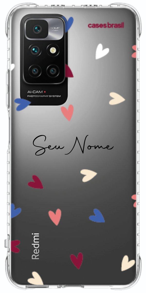 Capinha para Celular Corações Coloridos