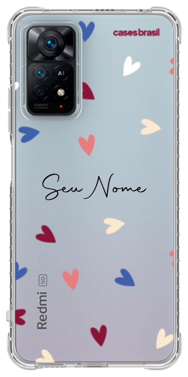 Capinha para Celular Corações Coloridos