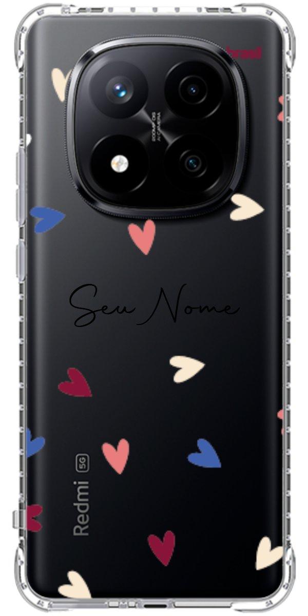 Capinha para Celular Corações Coloridos