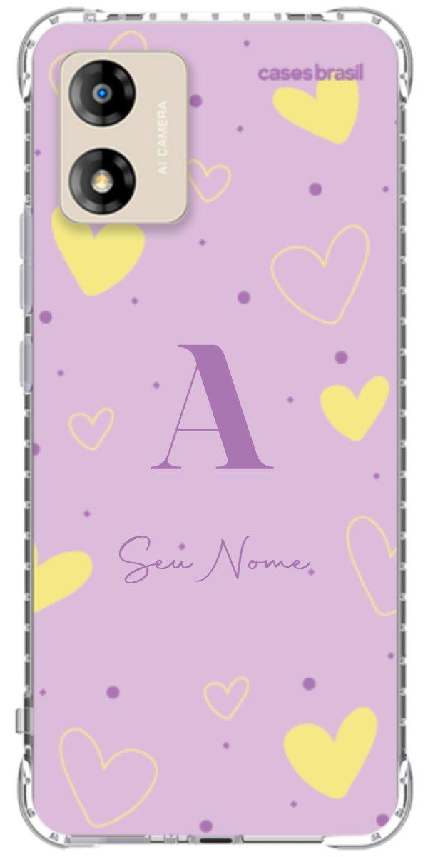 Capinha para Celular Corações Candy Color