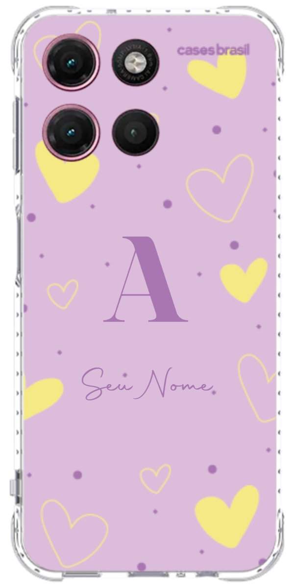 Capinha para Celular Corações Candy Color
