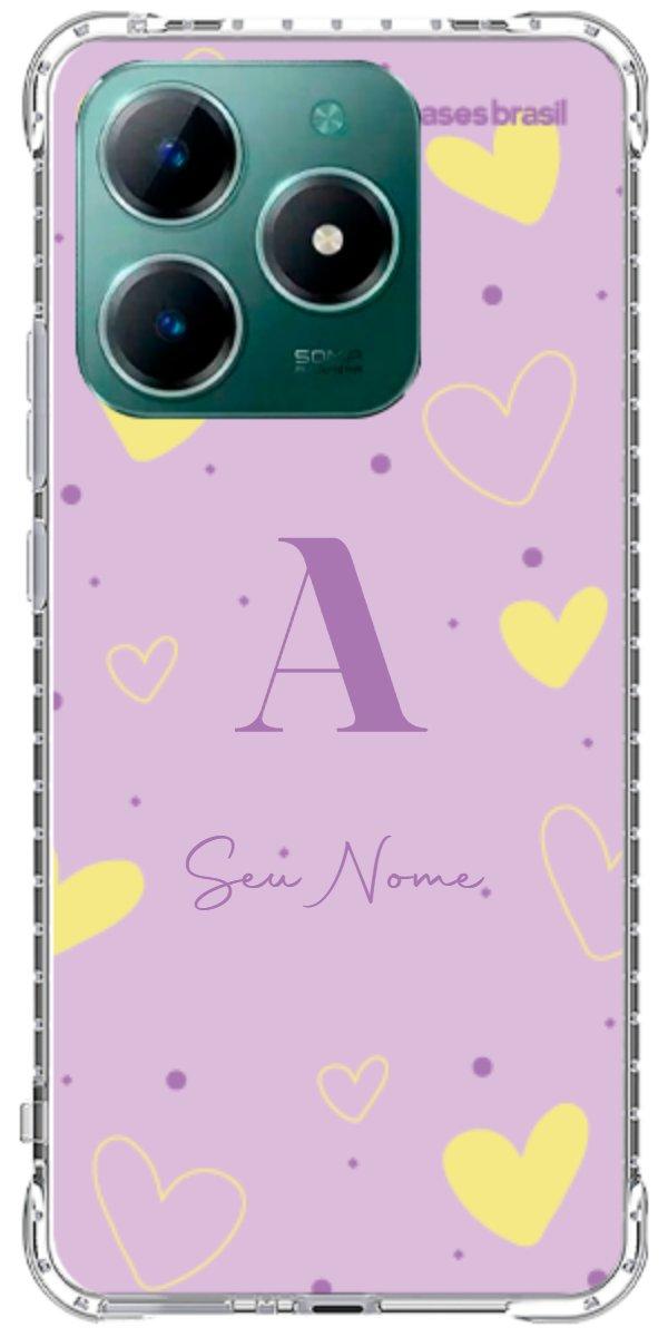 Capinha para Celular Corações Candy Color
