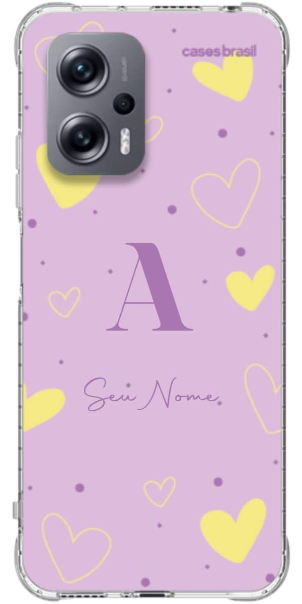 Capinha para Celular Corações Candy Color
