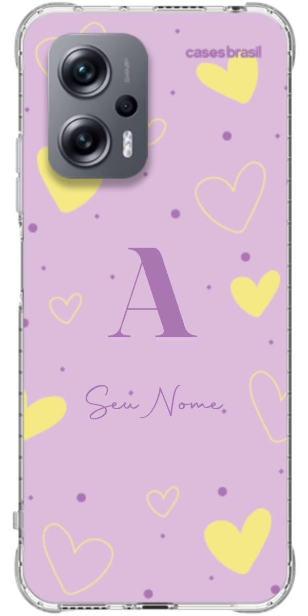 Capinha para Celular Corações Candy Color
