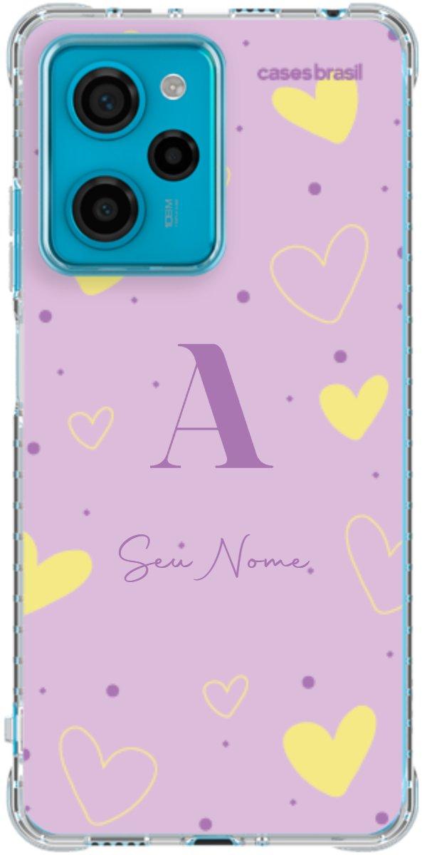 Capinha para Celular Corações Candy Color
