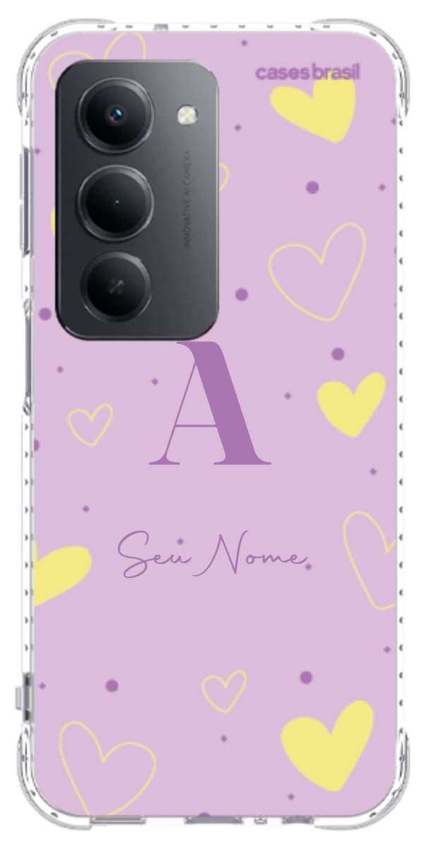 Capinha para Celular Corações Candy Color
