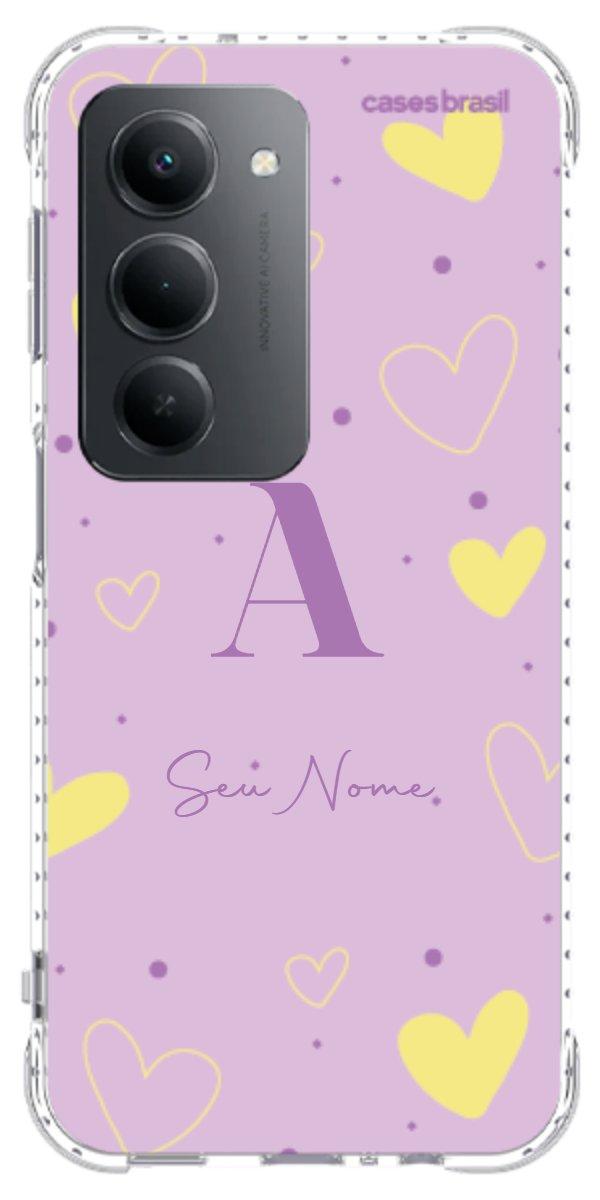 Capinha para Celular Corações Candy Color