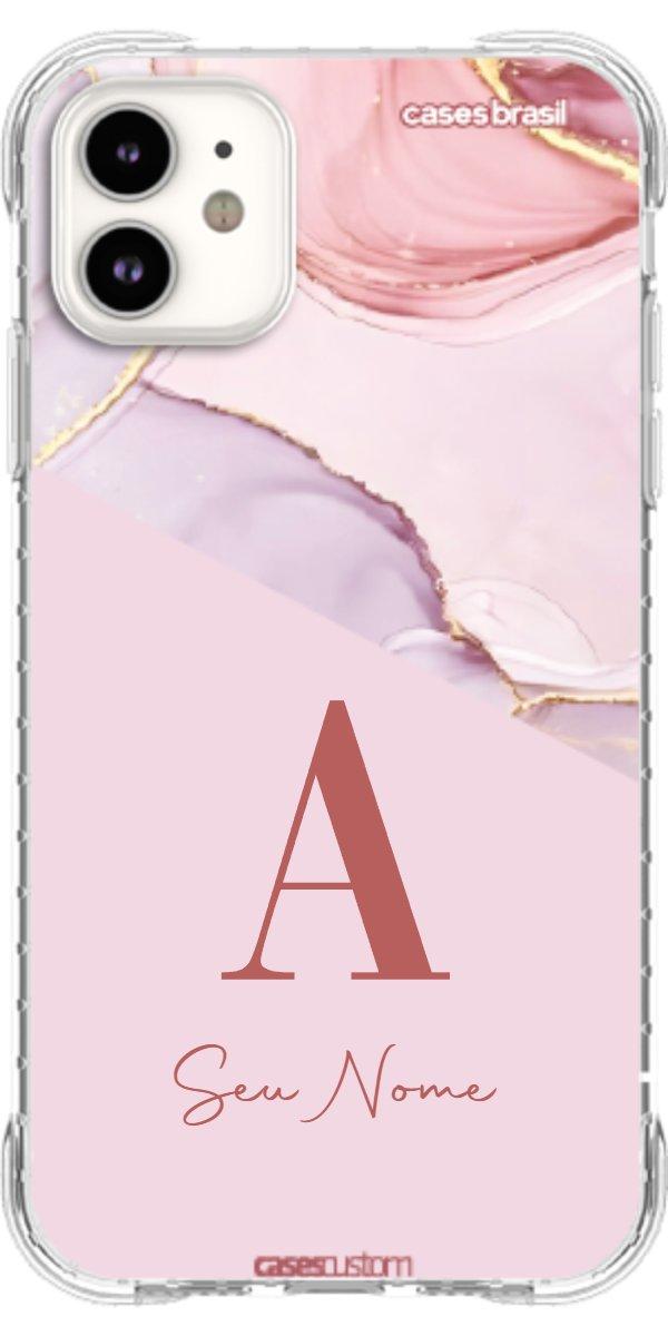 Capinha para Celular Mármore Quartzo Rosa
