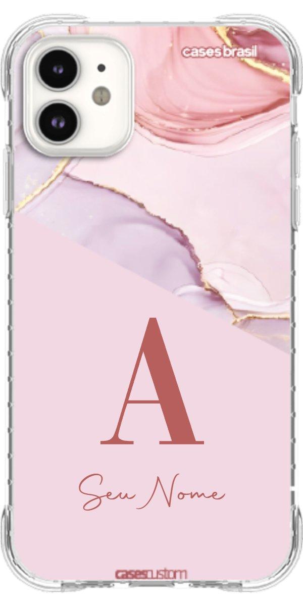Capinha para Celular Mármore Quartzo Rosa