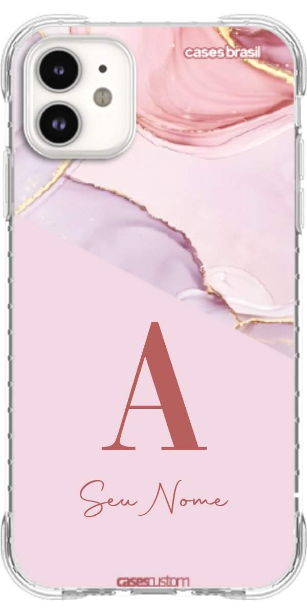 Capinha para Celular Mármore Quartzo Rosa