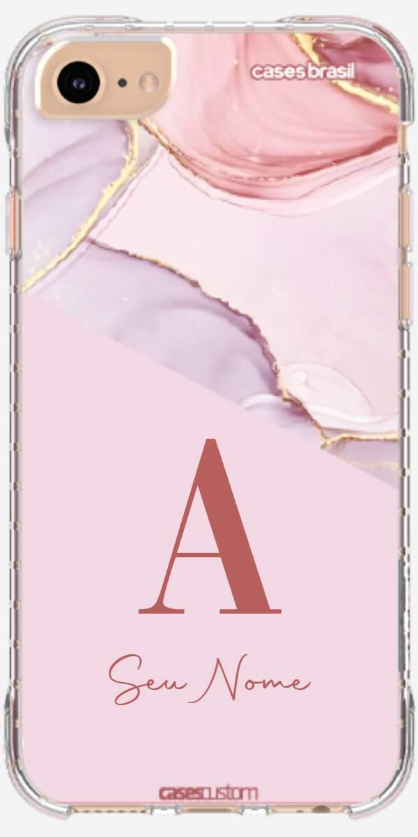 Capinha para Celular Mármore Quartzo Rosa