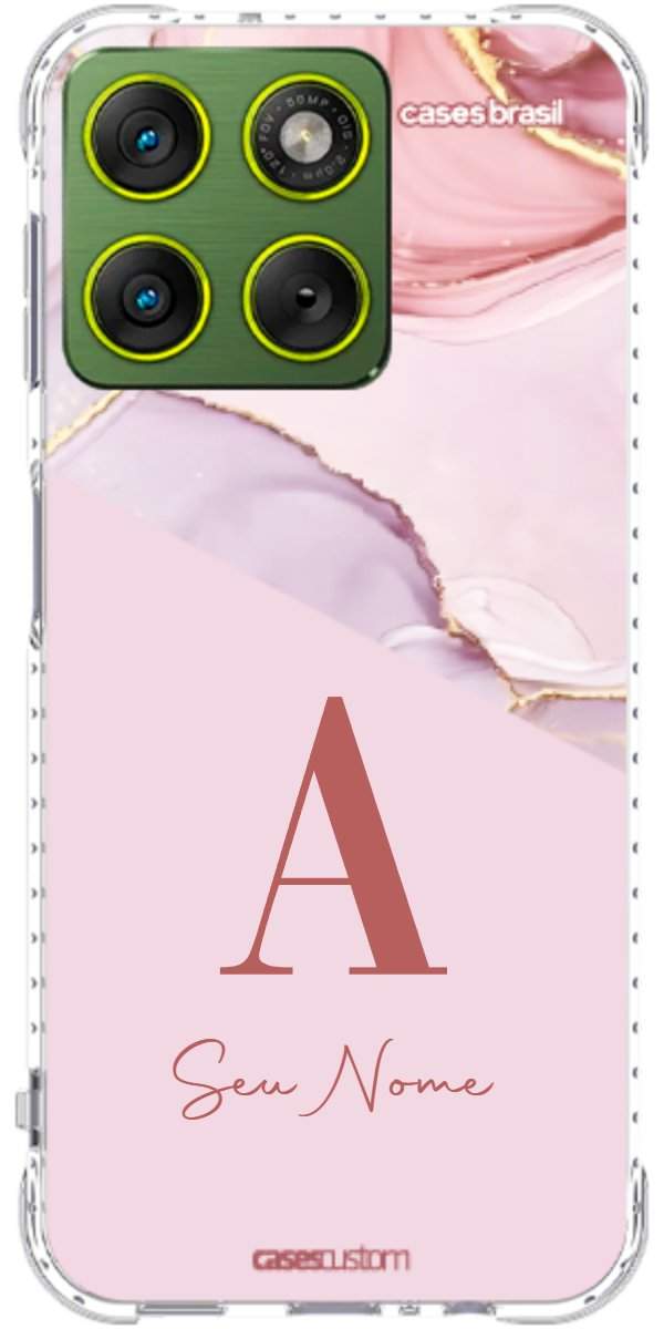 Capinha para Celular Mármore Quartzo Rosa