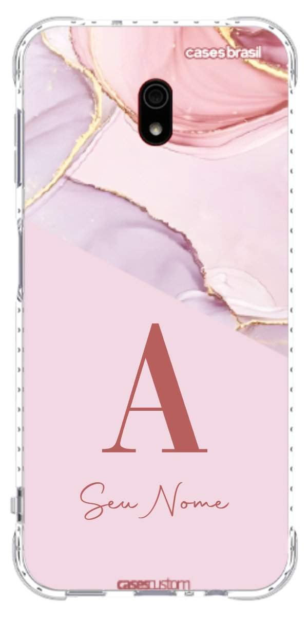 Capinha para Celular Mármore Quartzo Rosa