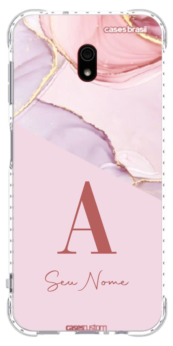 Capinha para Celular Mármore Quartzo Rosa