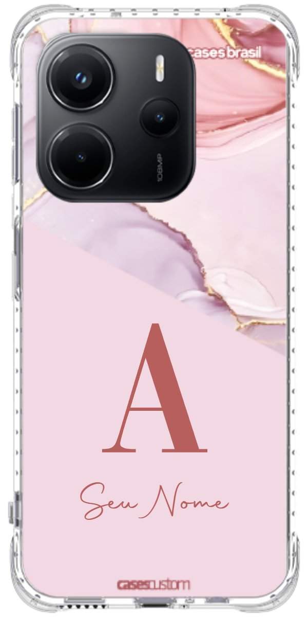 Capinha para Celular Mármore Quartzo Rosa