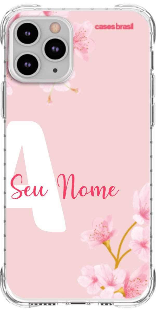 Capinha para Celular Cerejeira com Inicial