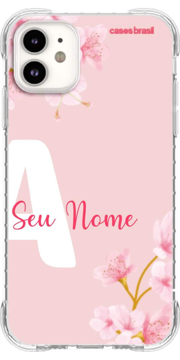 Capinha para Celular Cerejeira com Inicial