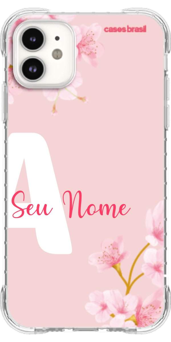 Capinha para Celular Cerejeira com Inicial