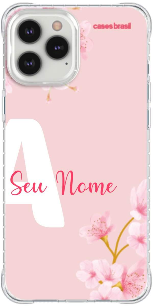 Capinha para Celular Cerejeira com Inicial